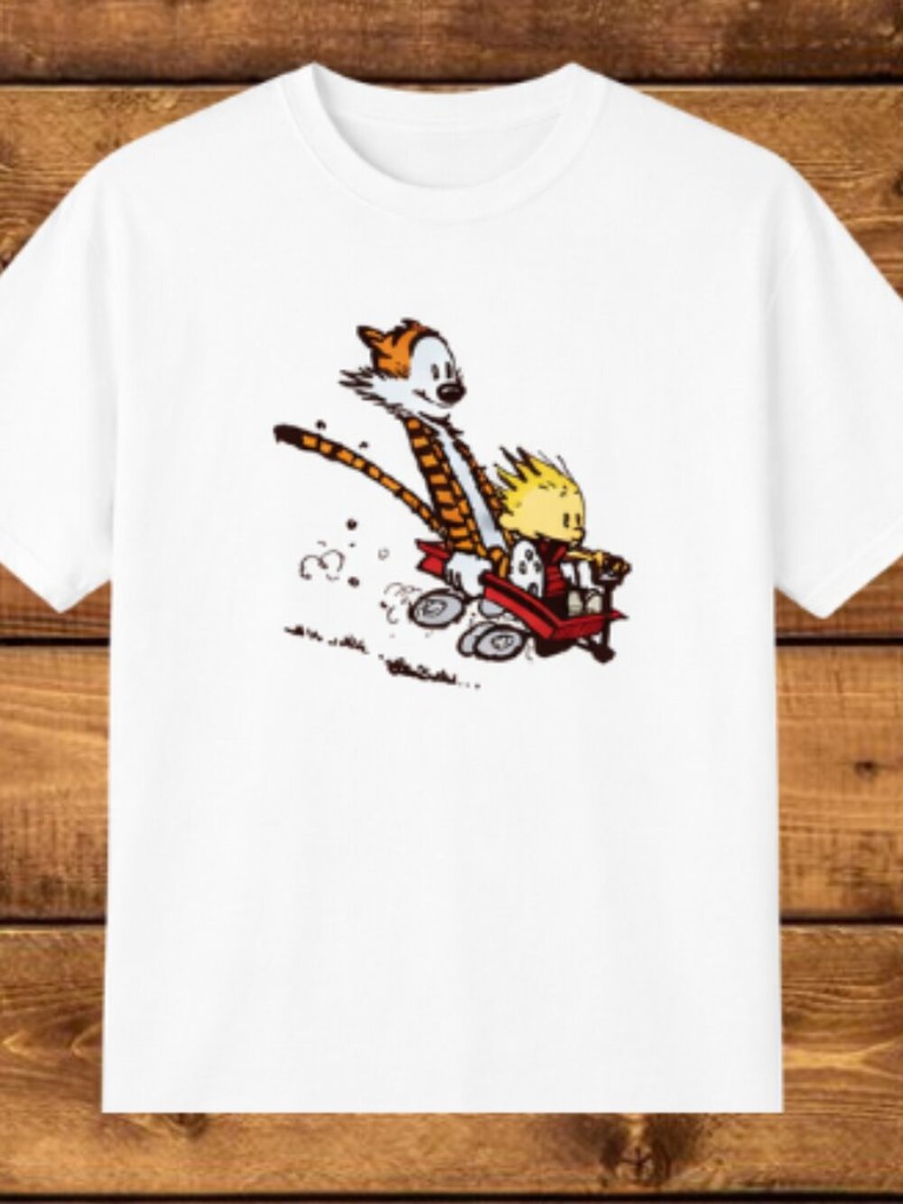 Calvin and Hobbes Wagon Ride T-shirt